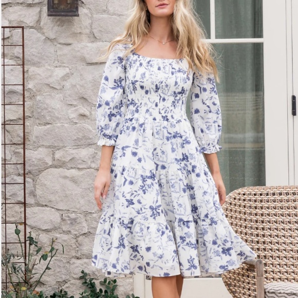 Baltic Born Dresses & Skirts - Smocked midi dress